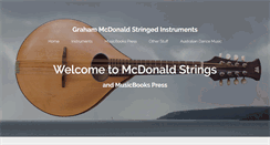 Desktop Screenshot of mcdonaldstrings.com