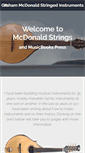 Mobile Screenshot of mcdonaldstrings.com