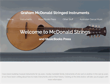 Tablet Screenshot of mcdonaldstrings.com